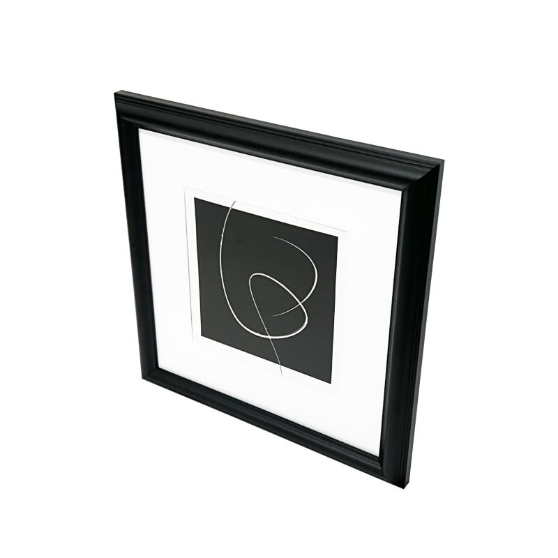 GoodHome Blanton billedramme 30 x 30 cm sort