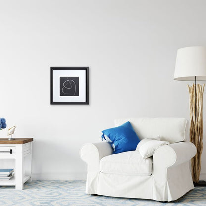 GoodHome Blanton billedramme 30 x 30 cm sort