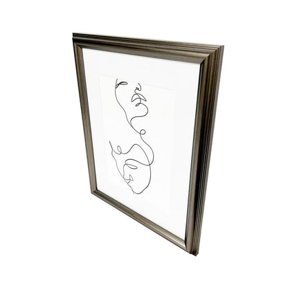 GoodHome Blanton billedramme 30 x 40 cm antik sølv