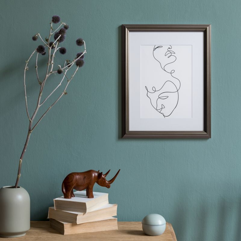 GoodHome Blanton billedramme 30 x 40 cm antik sølv