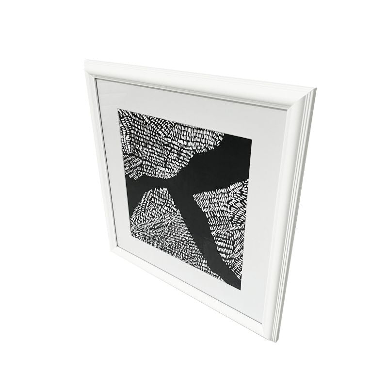 GoodHome Blanton billedramme 40 x 40 cm hvid