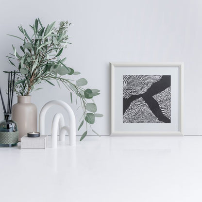 GoodHome Blanton billedramme 40 x 40 cm hvid