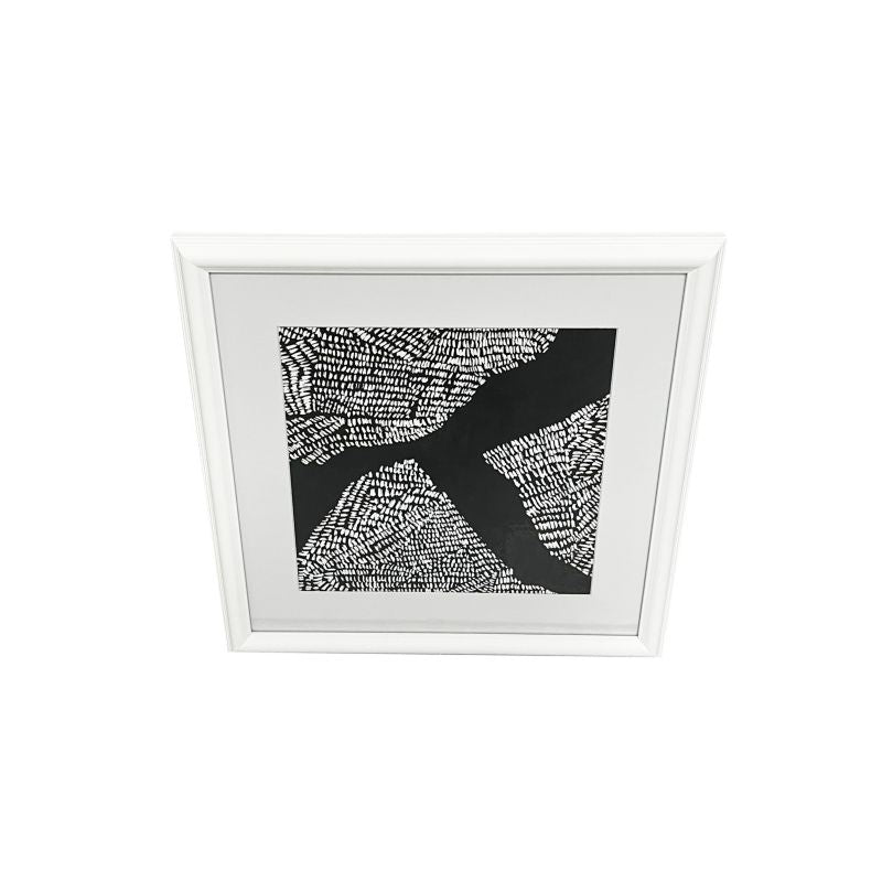 GoodHome Blanton billedramme 40 x 40 cm hvid