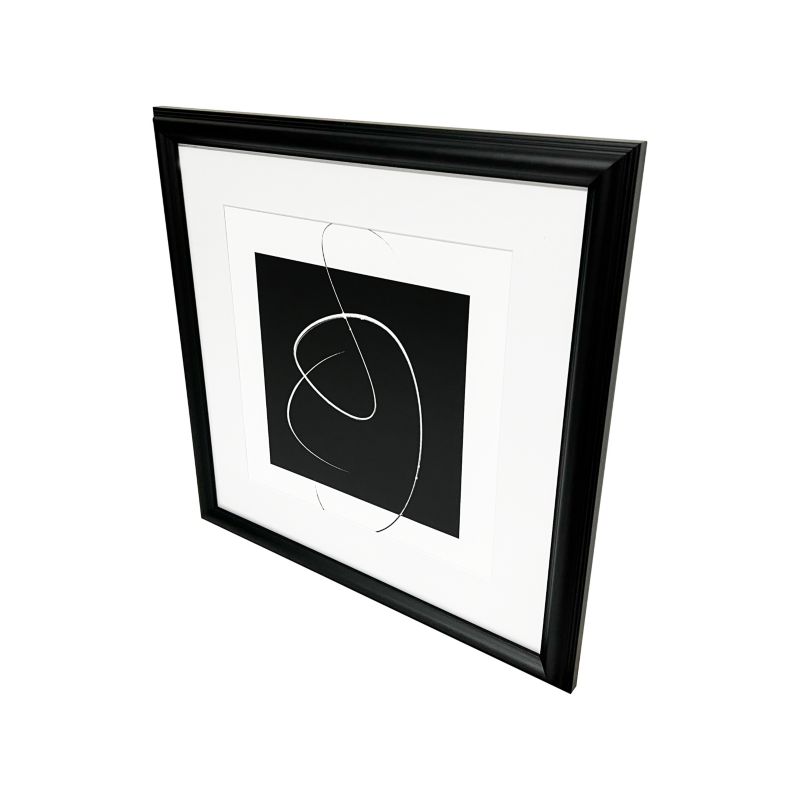 GoodHome Blanton billedramme 40 x 40 cm sort