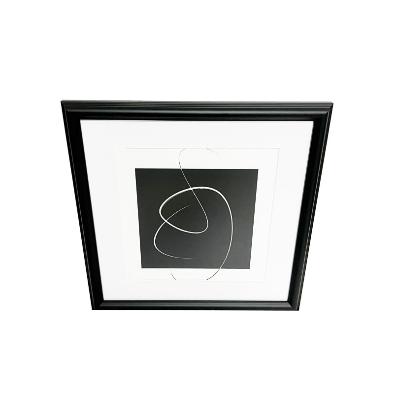 GoodHome Blanton billedramme 40 x 40 cm sort