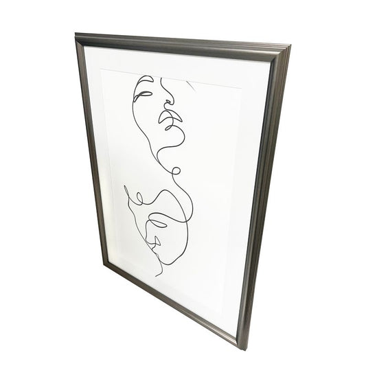 GoodHome Blanton billedramme 50 x 70 cm antik sølv