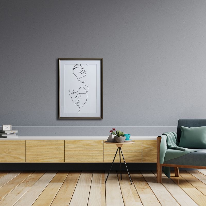 GoodHome Blanton billedramme 50 x 70 cm antik sølv