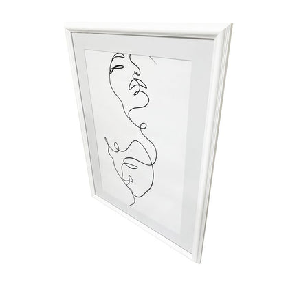 GoodHome Blanton billedramme 50 x 70 cm hvid
