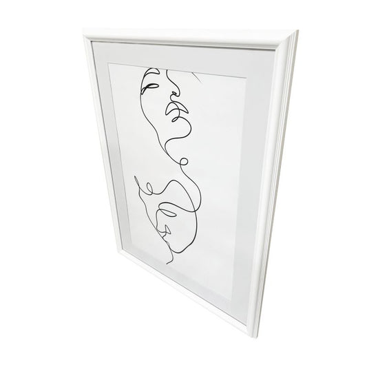 GoodHome Blanton billedramme 50 x 70 cm hvid