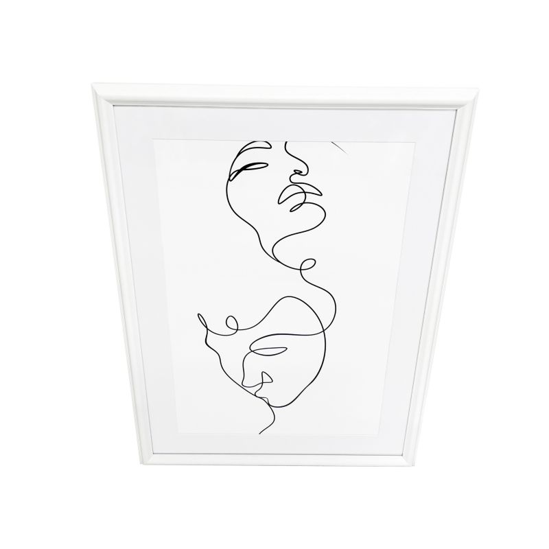 GoodHome Blanton billedramme 50 x 70 cm hvid