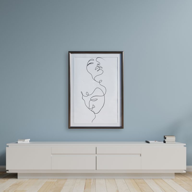 GoodHome Blanton billedramme 70 x 100 cm antik sølv