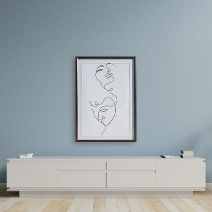 GoodHome Blanton billedramme 70 x 100 cm antik sølv