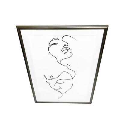GoodHome Blanton billedramme 70 x 100 cm antik sølv
