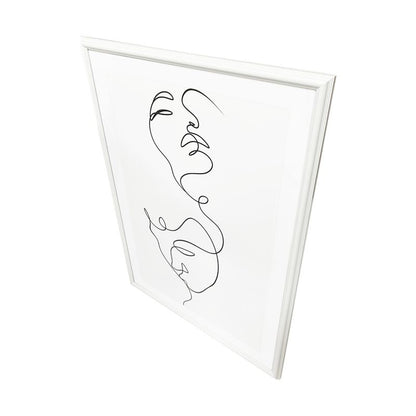 GoodHome Blanton billedramme 70 x 100 cm hvid