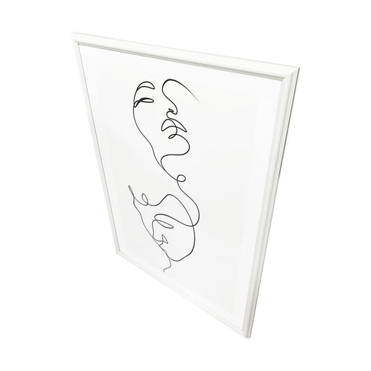 GoodHome Blanton billedramme 70 x 100 cm hvid