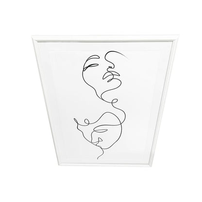 GoodHome Blanton billedramme 70 x 100 cm hvid