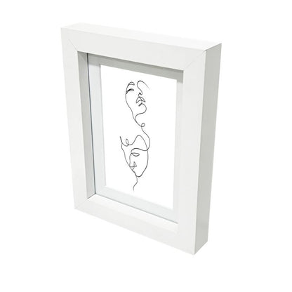 GoodHome Islande billedramme 13 x 18 cm hvid