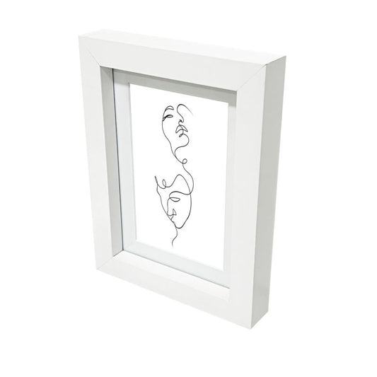 GoodHome Islande billedramme 13 x 18 cm hvid