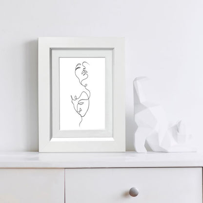 GoodHome Islande billedramme 13 x 18 cm hvid