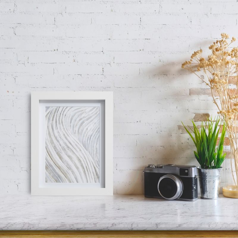 GoodHome Islande billedramme 18 x 24 cm hvid