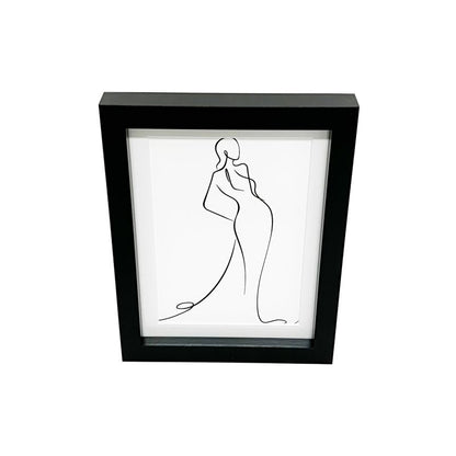 GoodHome Islande billedramme 18 x 24 cm sort