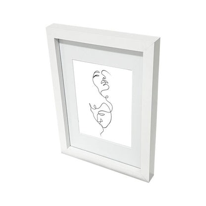 GoodHome Islande billedramme 21 x 29,7 cm hvid