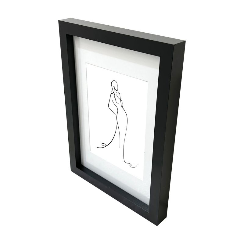 GoodHome Islande billedramme 21 x 29,7 cm sort