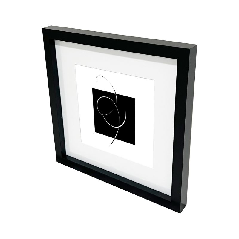 GoodHome Islande fotoramme 30 x 30 cm sort