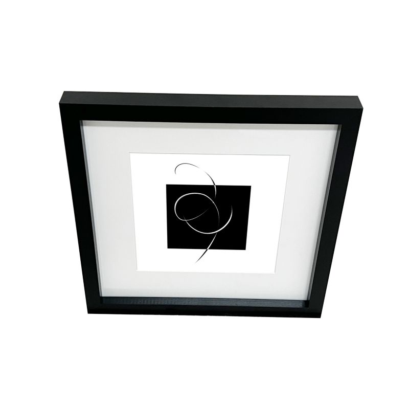 GoodHome Islande fotoramme 30 x 30 cm sort