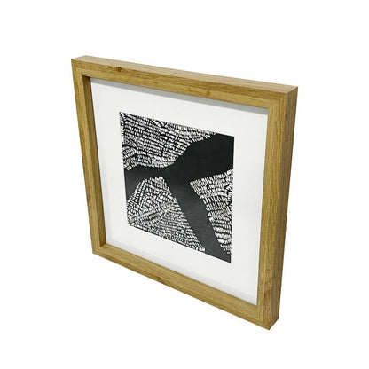 GoodHome Islande billedramme 30 x 30 cm i egetræ