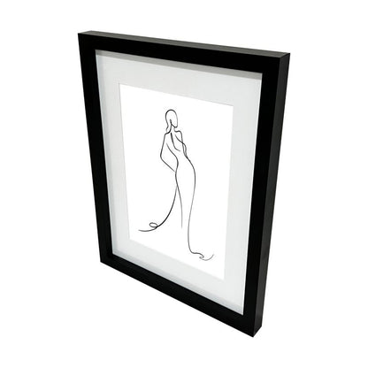 GoodHome Islande billedramme 30 x 40 cm sort