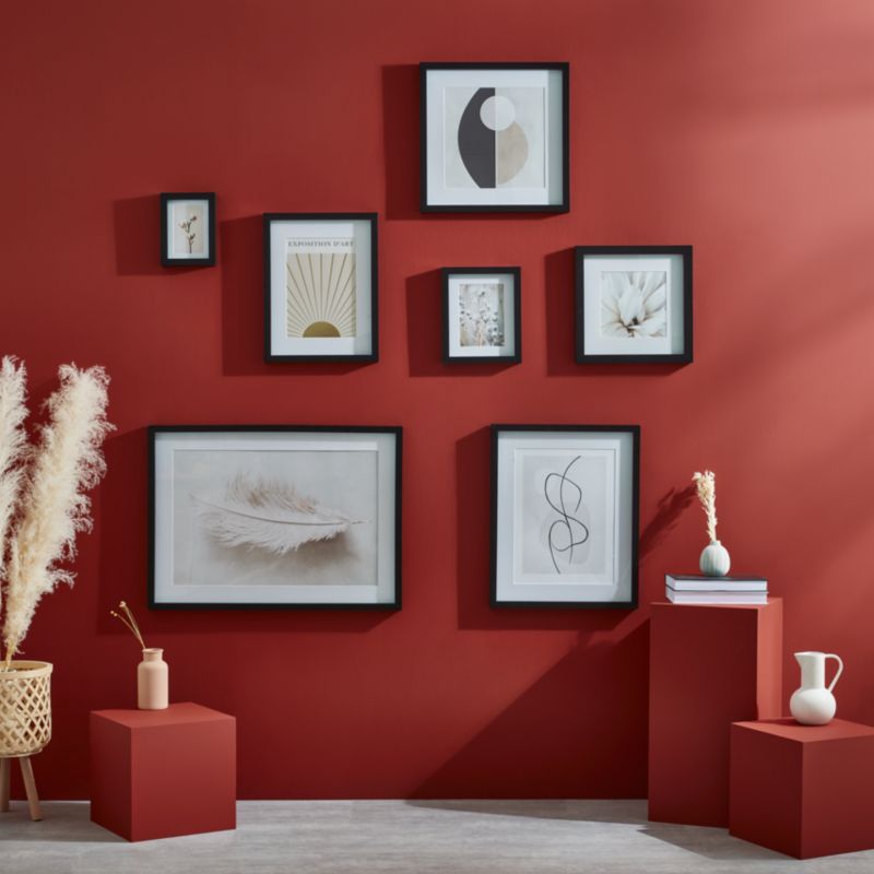 GoodHome Islande billedramme 40 x 40 cm sort