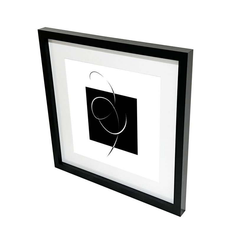 GoodHome Islande billedramme 40 x 40 cm sort