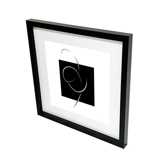 GoodHome Islande billedramme 40 x 40 cm sort