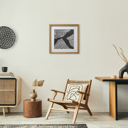 GoodHome Islande billedramme 40 x 40 cm i egetræ