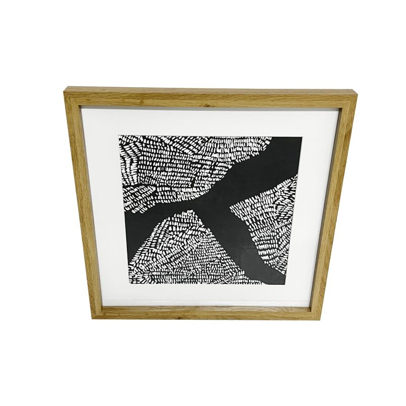 GoodHome Islande billedramme 40 x 40 cm i egetræ