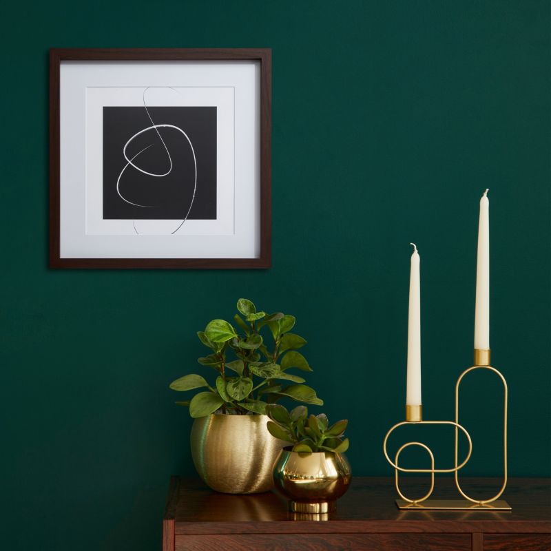 GoodHome Islande billedramme 40 x 40 cm valnød