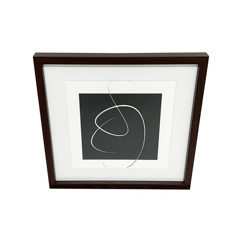 GoodHome Islande billedramme 40 x 40 cm valnød