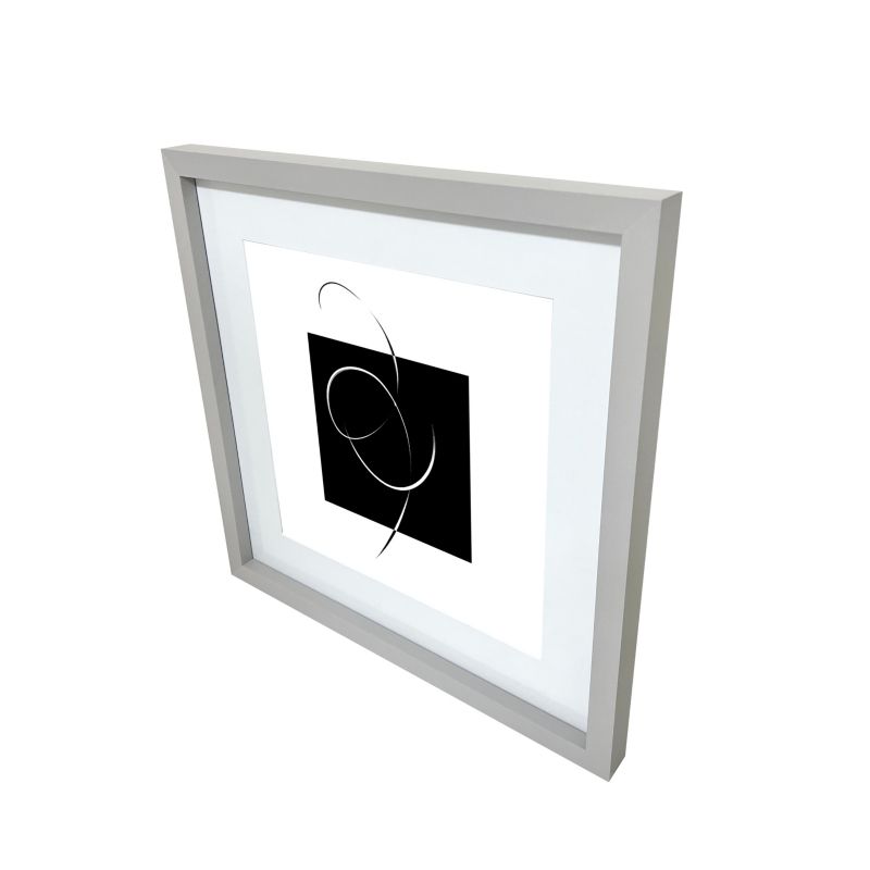 GoodHome Islande billedramme 40 x 40 cm grå