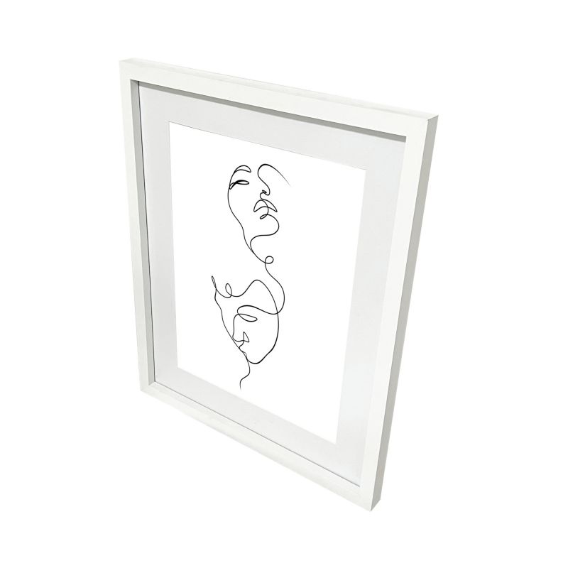GoodHome Islande billedramme 40 x 50 cm hvid