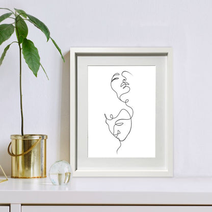 GoodHome Islande billedramme 40 x 50 cm hvid
