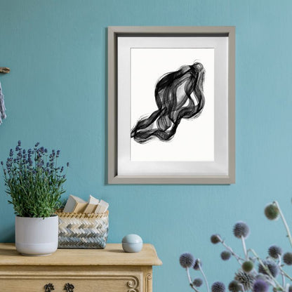GoodHome Islande billedramme 40 x 50 cm grå