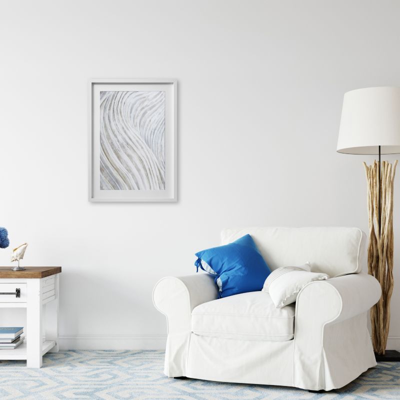 GoodHome Islande billedramme 50 x 70 cm hvid