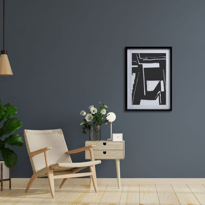 GoodHome Islande billedramme 50 x 70 cm sort