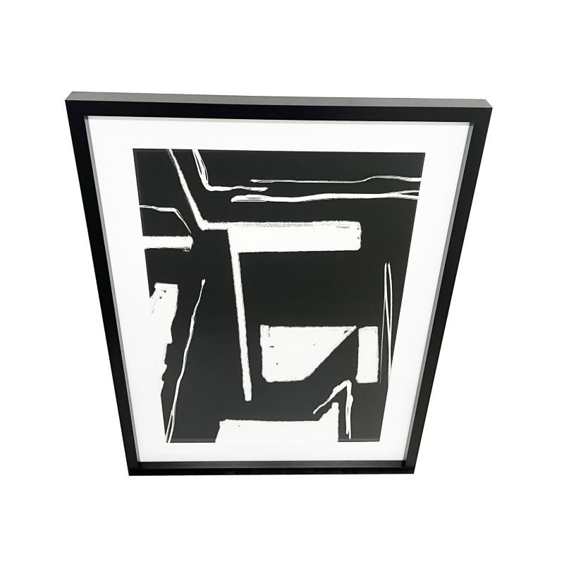 GoodHome Islande billedramme 50 x 70 cm sort