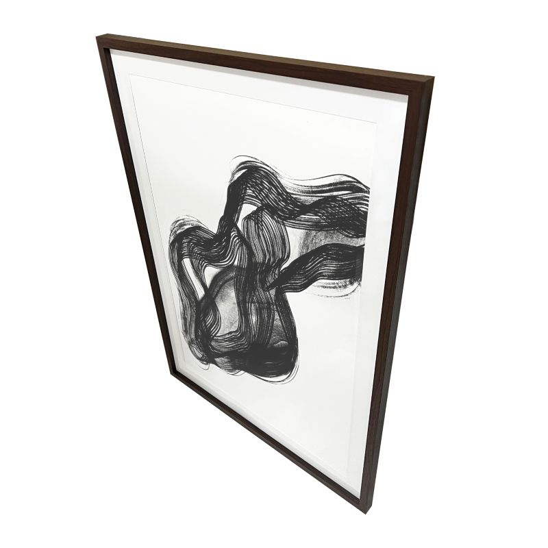 GoodHome Islande billedramme 70 x 100 cm valnød