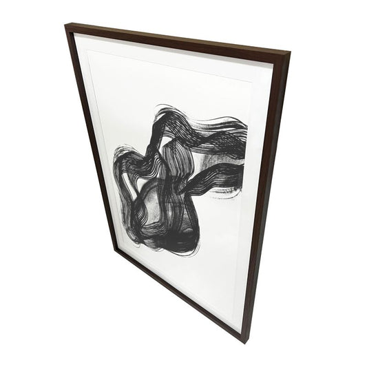 GoodHome Islande billedramme 70 x 100 cm valnød