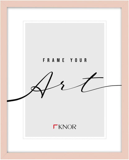 Knor Maria billedramme 13 x 18 cm i pastelrosa