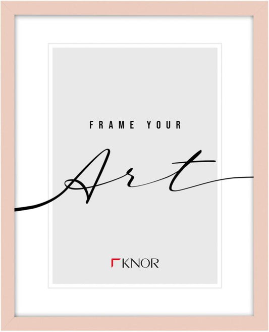 Knor Maria billedramme 15 x 21 cm i pastelrosa