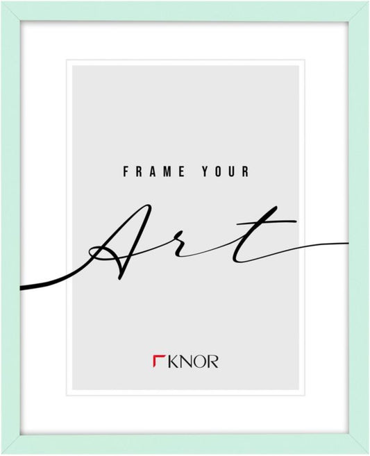 Knor Maria billedramme 30 x 40 cm i pastel mint